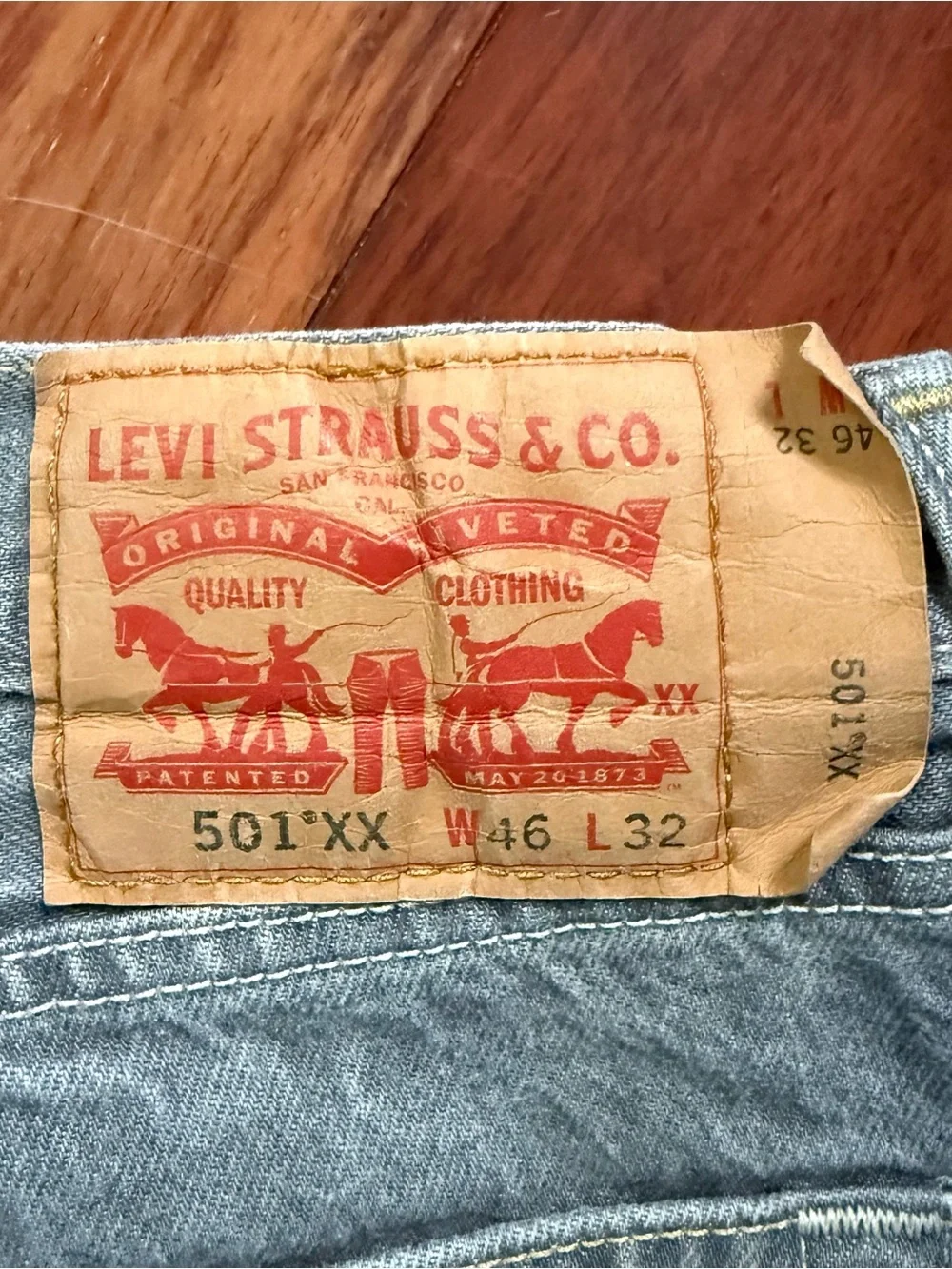 levis 501xx - 46x32